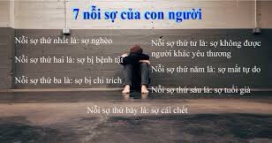 NỖI SỢ HÃI CỦA CON NGƯỜI